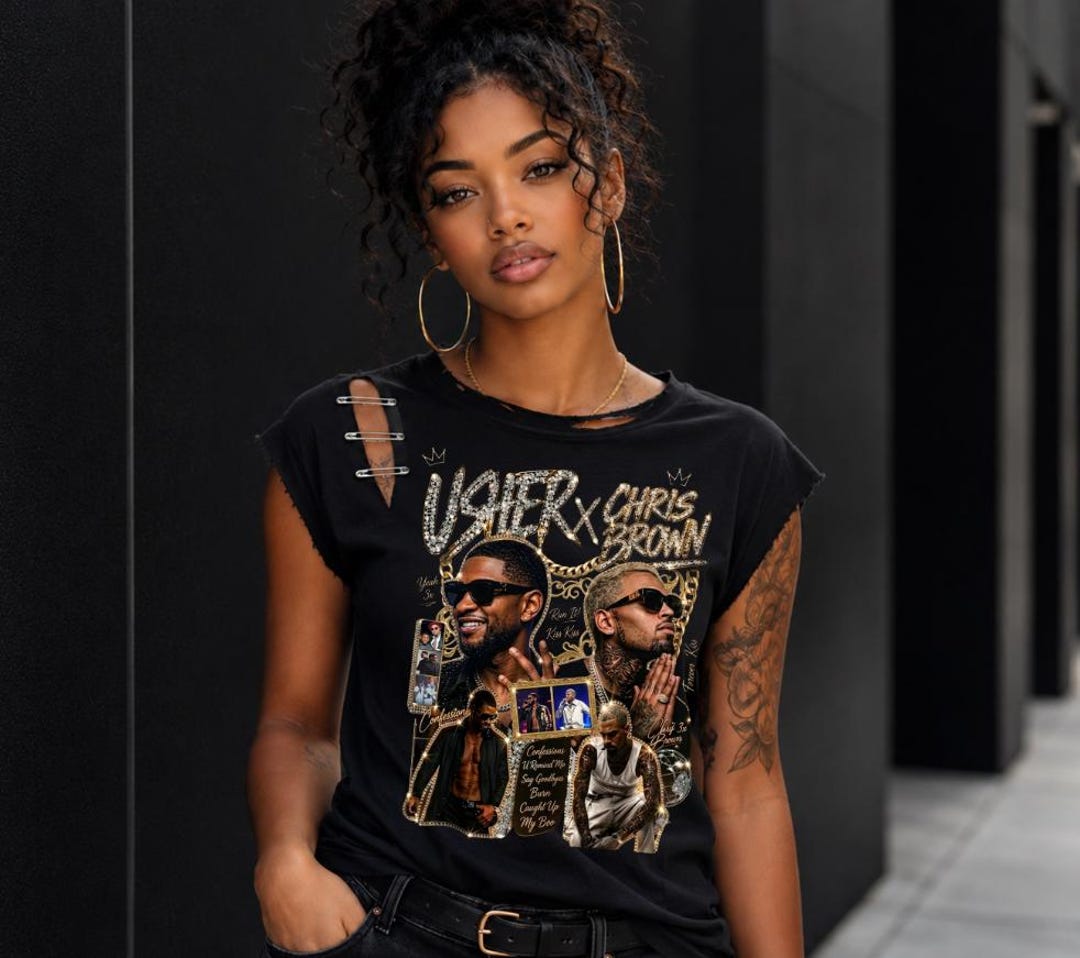 Pinned R&B Tour Inspired Unisex Tee, Chris Brown Shirt, Usher Tee, Breezy Tee, Graphic Tee