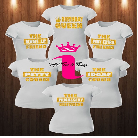 cheap birthday squad shirts