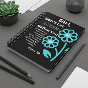 Chrisitan Gift for Women Prayer Journal Lined Notebook Sermon Notes Journal Diary Page Journal Prayer Bible Journaling Pastor Wife Gift