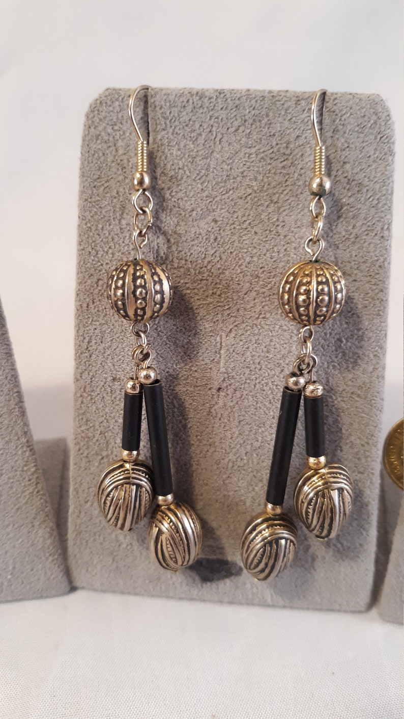 FREE Shipping Vintage PIERCED Earrings \u2013 Five pair