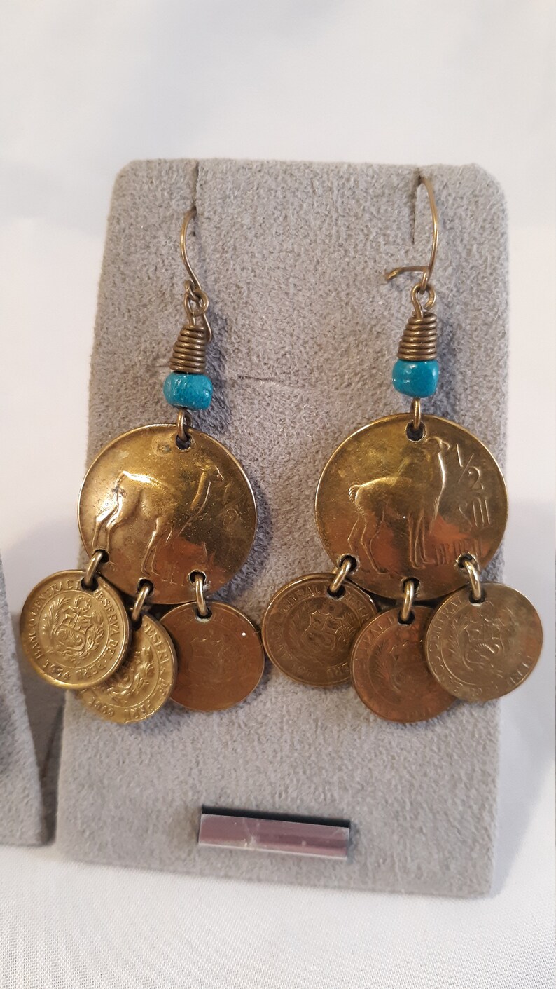FREE Shipping Vintage PIERCED Earrings \u2013 Five pair
