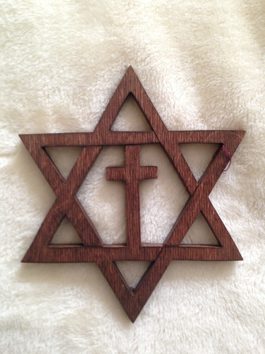Star of David With a Cross Representing Our Grafted Heritage Etsy