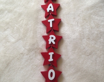 Star Spangled Patriot wall hanging