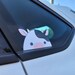 Squishmallow Cow Peeker Stickers pt. 1 *WATERPROOF* 
