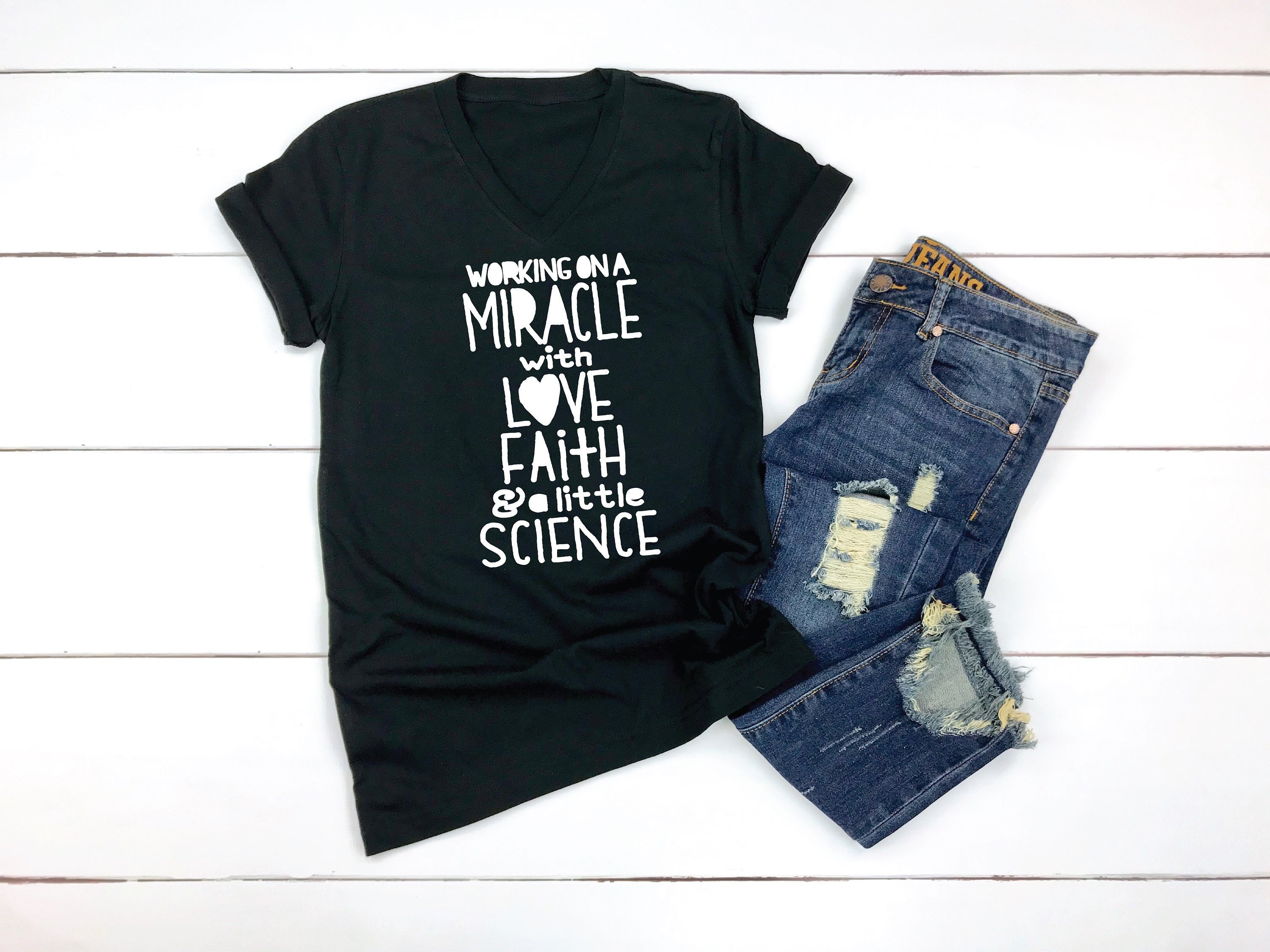 IVF Working on a Miracle with LOvE Faith & a little Science | Etsy
