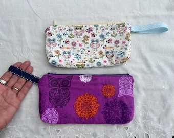 Little Owl Zip Pouches