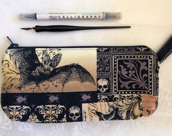 Nevermore  Calligraphy Handwriting Tool Pouch