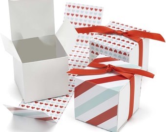 Hortense B. Hewitt Wrap Favor Boxes Wedding Accessories, Set of 25