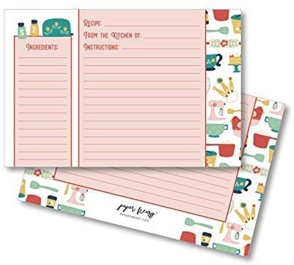 Index Card Binder, Flashcard Holder or Recipe Book, Laminated Note Card  Binder, Blank Book, FLORAL PS13918 