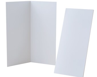 Paper Frenzy White Single Fold Program 8" x 9" 50 pack Laser Compatible