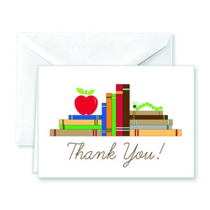 School Thank You Note Cards - Etsy