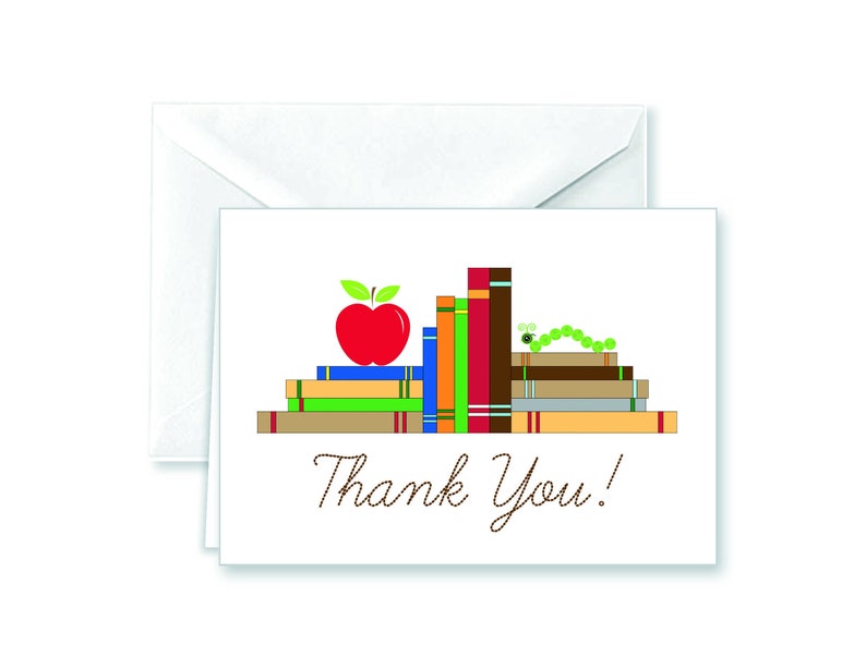 School Thank You Note Cards | Etsy