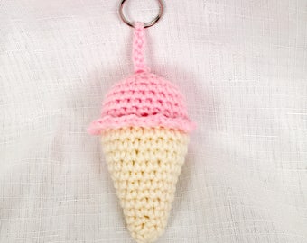 Ice Cream Keychain - Ice Cream Cone - Gifts for Ice Cream Lovers - Backpack Keychain - Ice Cream Accessory- Ice Cream Gifts - Class gifts