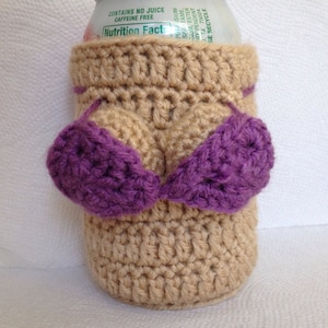 Funny Bikini Can Cozy - Crochet bottle Huggy -Can Huggy - Bikini Can Huggy - Funny Gifts for Men - Bachelorette Party Gifts
