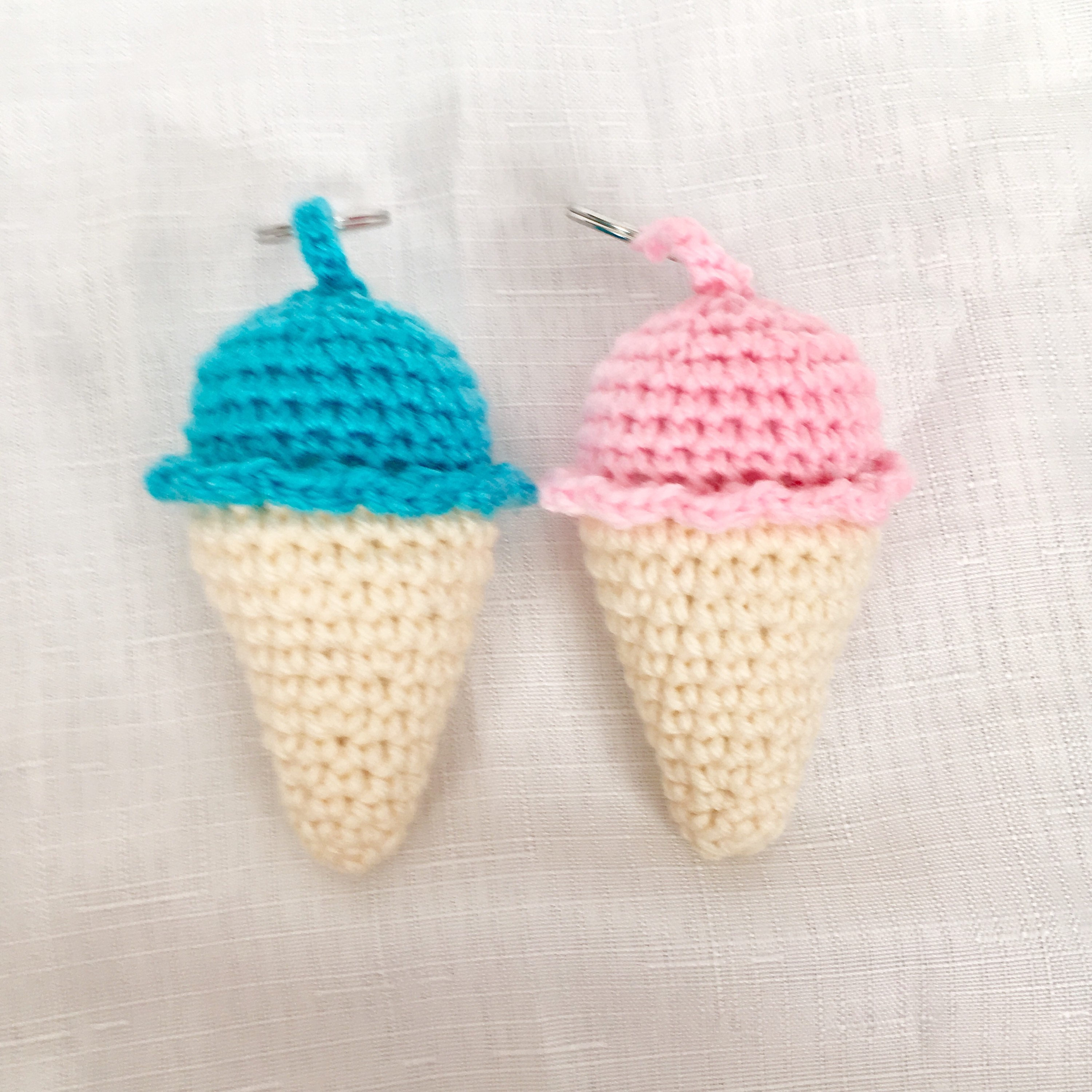 Ice Cream Keychain Ice Cream Cone Gift for Kids Backpack Etsy