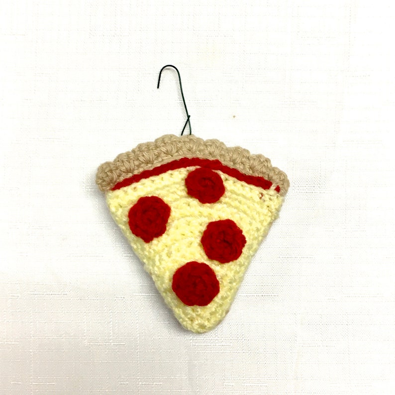 Pizza Christmas Ornament Pepperoni Pizza Ornament Gifts Etsy