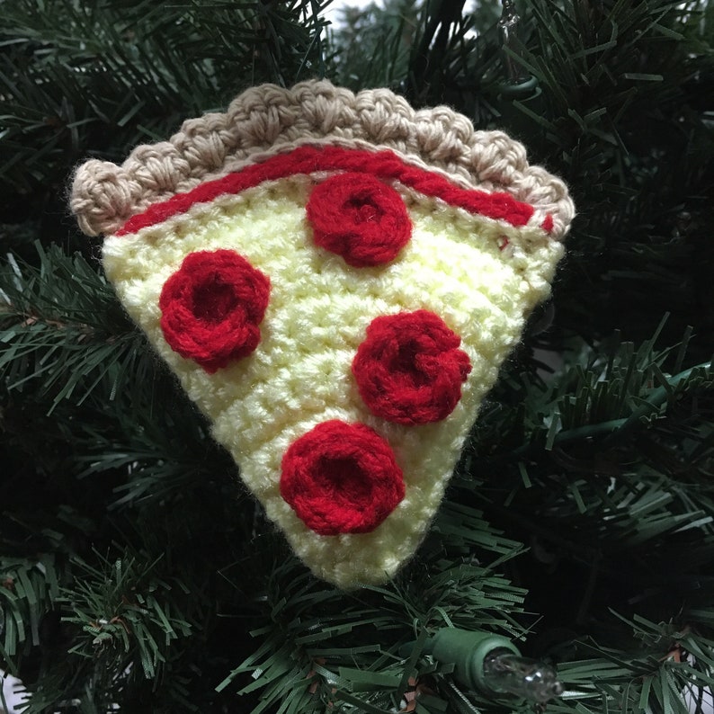Pepperoni Pizza Ornament Gifts for Pizza Lovers Pizza Christmas Ornament Funny Christmas Ornaments
