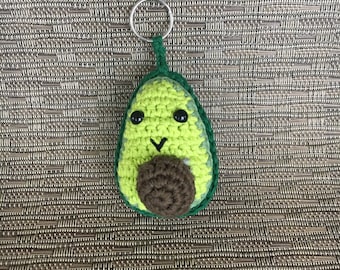 Avocado Keychain - Avocado Key Ring - Gifts for Avocado Lovers - Avocado Accessories - Plush Avocado Key Chain