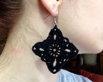 Lace diamond Dangle earrings