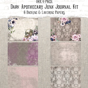 Dark Apothecary Junk Journal Printable Kit, Vintage Digital Download ...