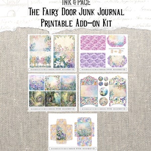 The Fairy Door Printable Ephemera Add-on Kit Magic Forest Envelopes ...