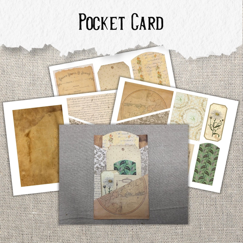 Vintage Ephemera Project Bundle | 8 Handmade Projects | Clusters ...