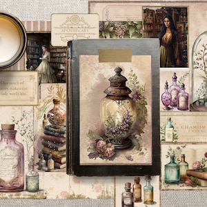 Victorian Apothecary Junk Journal Printable Kit Antique Ephemera ...