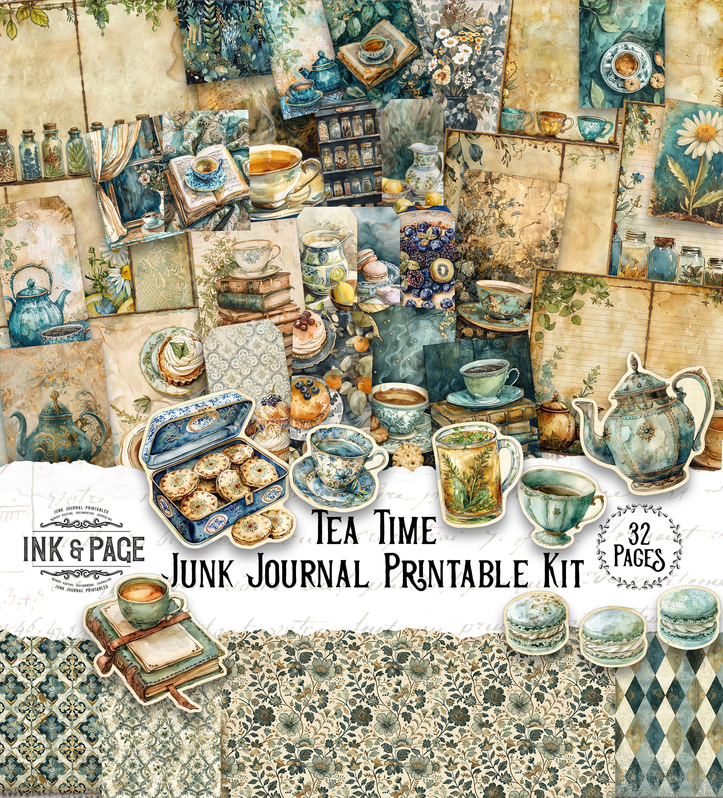 Victorian tea set - Etsy 日本