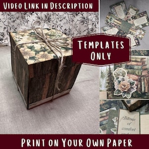 Explosion Box Template - Use Your Own Papers to Make an Explosion Gift ...