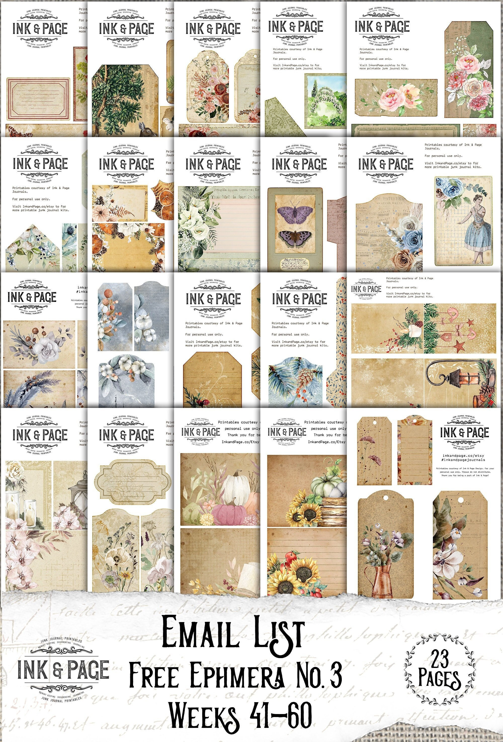 junk-journal-ephemera-freebies-pack-3-weeks-41-60-from-the-ink-and-page-journals-email-list-digital-download-vintage-printables-etsy for Free Printable Junk Journal Printables Junk Journal Ephemera, Freebies Pack 3, Weeks 41-60 From the Ink and Page Journals Email List, Digital Download, Vintage Printables - Etsy for Free Printable Junk Journal Printables