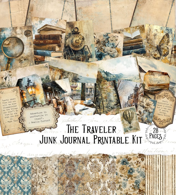 junkjournal　ジャンクジャーナル　雑記帳　antique　fille ⭐︎ジャンクジャーナル⭐︎junkjournal 雑記帳⭐︎レトロガール