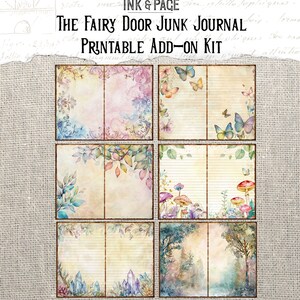 The Fairy Door Printable Ephemera Add-on Kit Magic Forest Envelopes ...