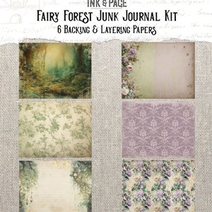 Fairy Forest Junk Journal Printable Kit Magical Fantasy Ephemera ...