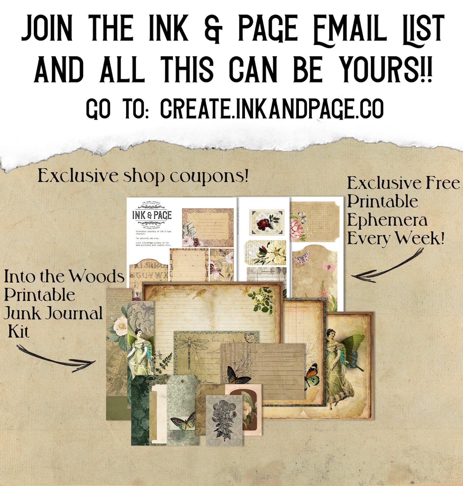 True Colors Postcards Printable, Rainbow Floral, Junk Journal Ephemera ...