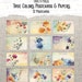 True Colors Postcards Printable, Rainbow Floral, Junk Journal Ephemera ...