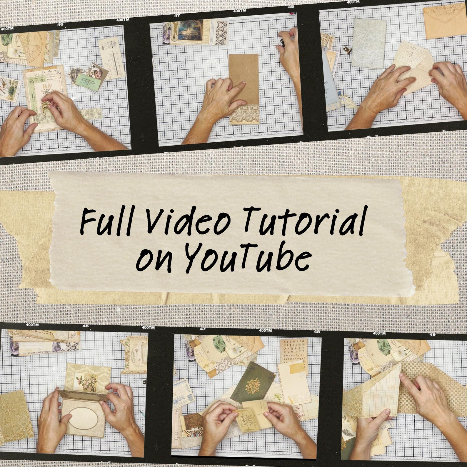 Vintage Ephemera Project Bundle | 8 Handmade Projects | Clusters ...
