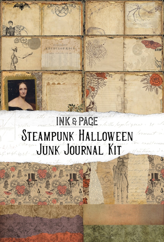 ★ジャンクジャーナル  junk journal ハロウィン★ 雑記帳 ★ ハロウィンワンダーランド アリス ジャンクジャーナル兼