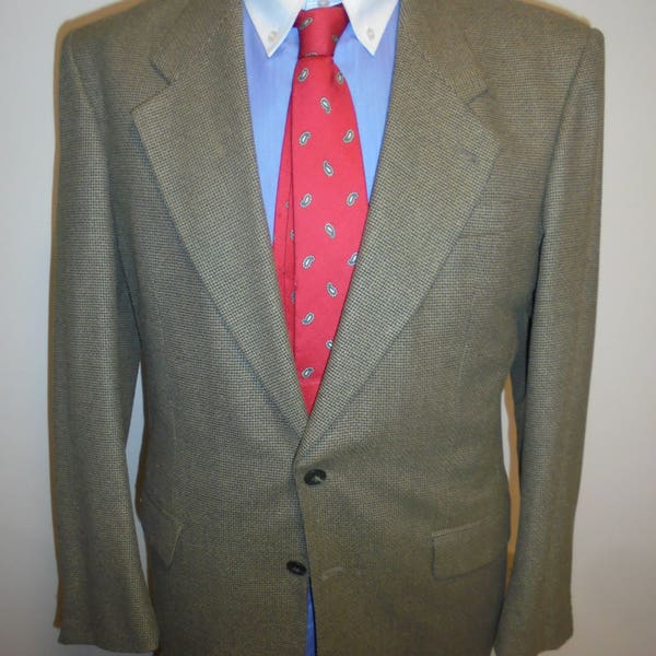 CHRISTIAN AUJARD Sleek Itallian Woven Silk Blend Sport Jacket  Size 40L