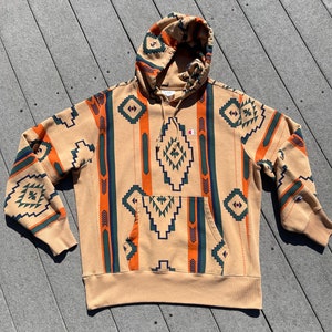 Champion Reverse Weave Hoodie XL Native American Style - Etsy