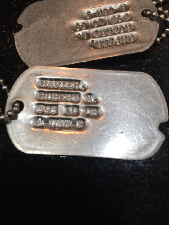 1930's Dog Tags Notched U.s.navy Rare - Etsy