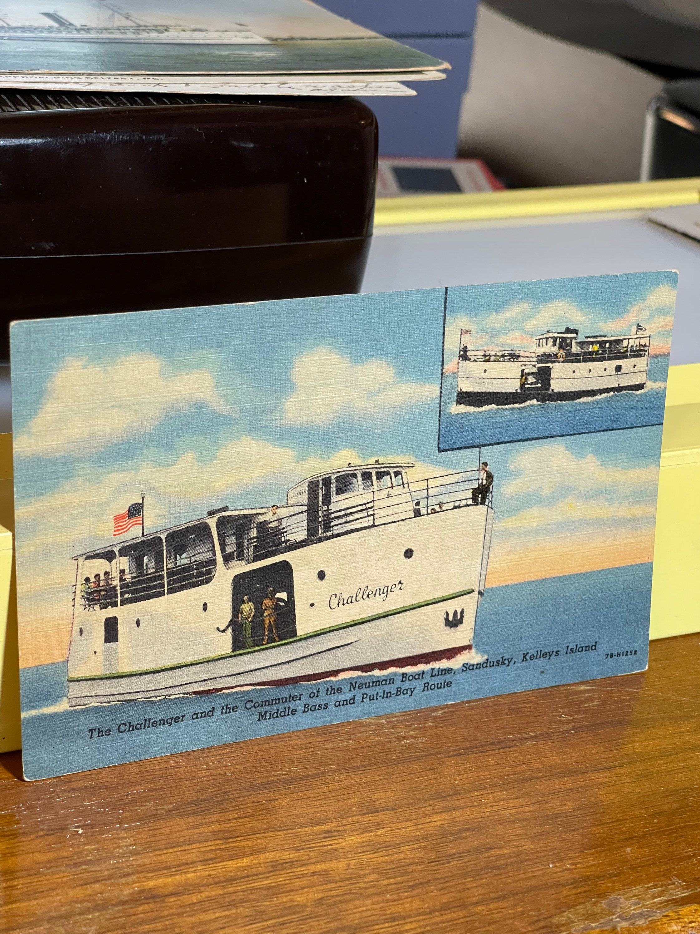 The Challenger of the Neuman Boat Line Postcard Vintage - Etsy