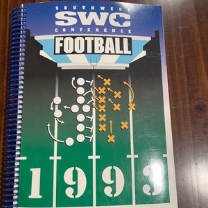 1993 SWC Football Roster & Record book media guide Southwest Conference