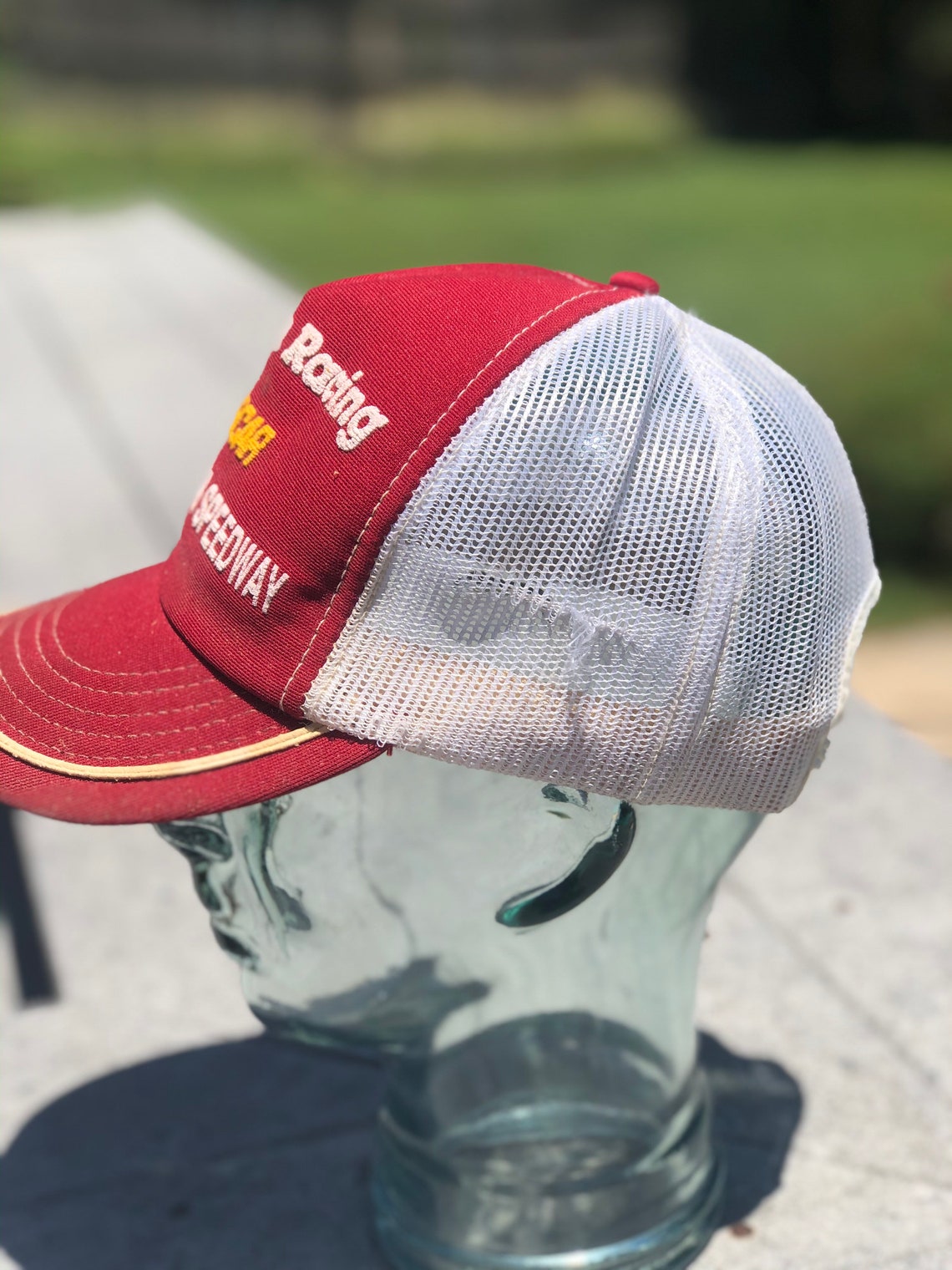 Vintage NASCAR Winston Cup Trucker Hat Cap Heart Of Texas | Etsy
