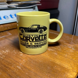 Austin Corvette Texas coffee mug