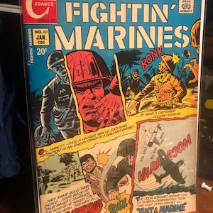 Fightin Marines comic book 101 Bronze Age 1971 VF