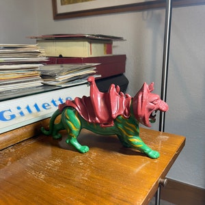 Vintage Battlecat with armor MOTU action figure He-Man