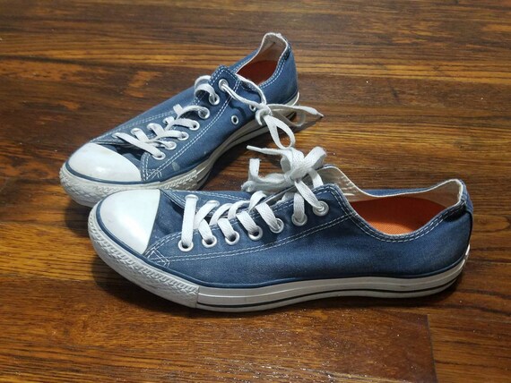 blue converse mens