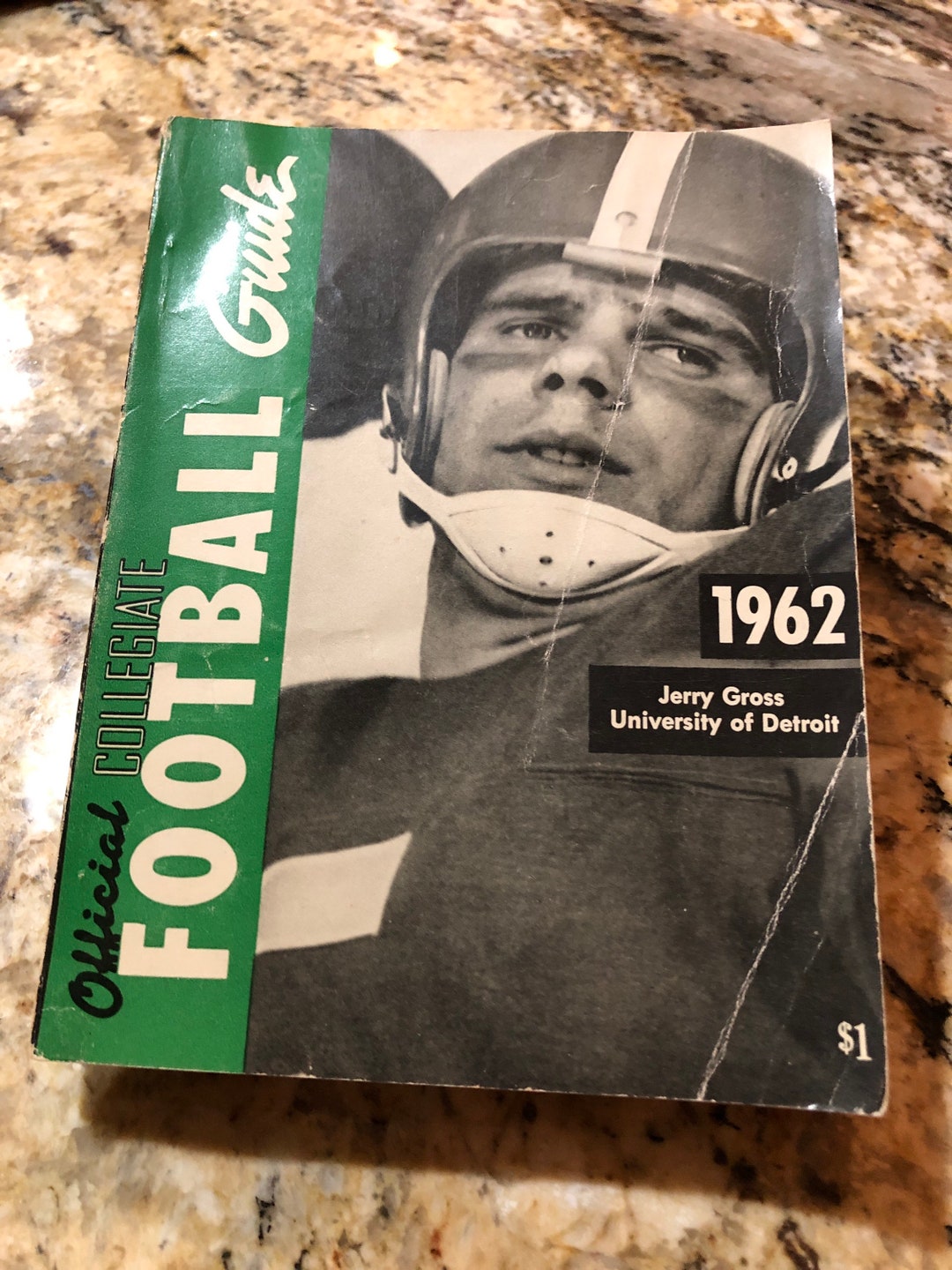 1962 Jerry Gross NCAA College Football Guide Book Etsy