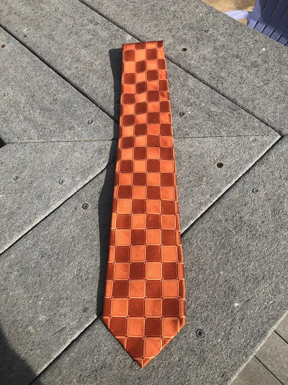 michael kors orange tie