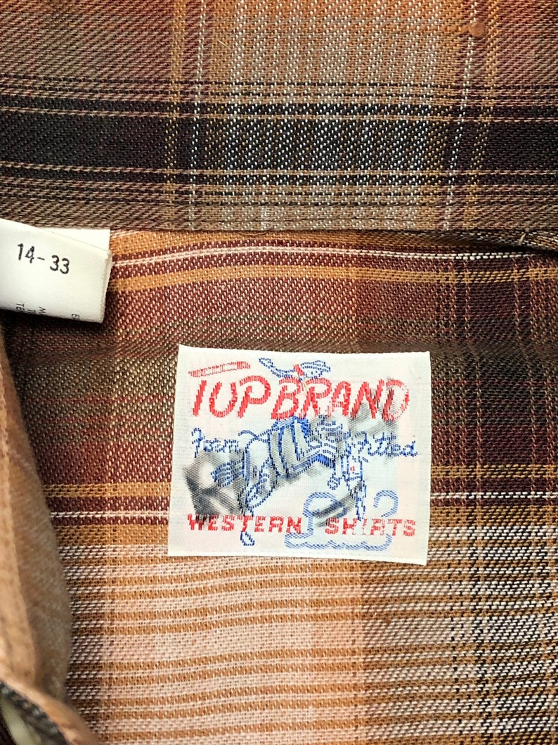 Vintage Wrangler denim pearl snap shirt 15 12-34 beauty